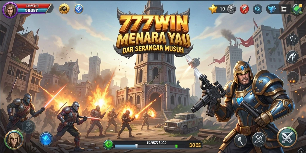 Gameplay seru Tower Defense di 777WIN.