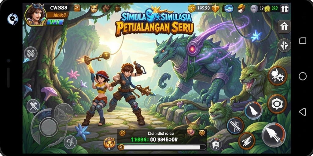 Tampilan gameplay CW8888 yang menawan dan interaktif.