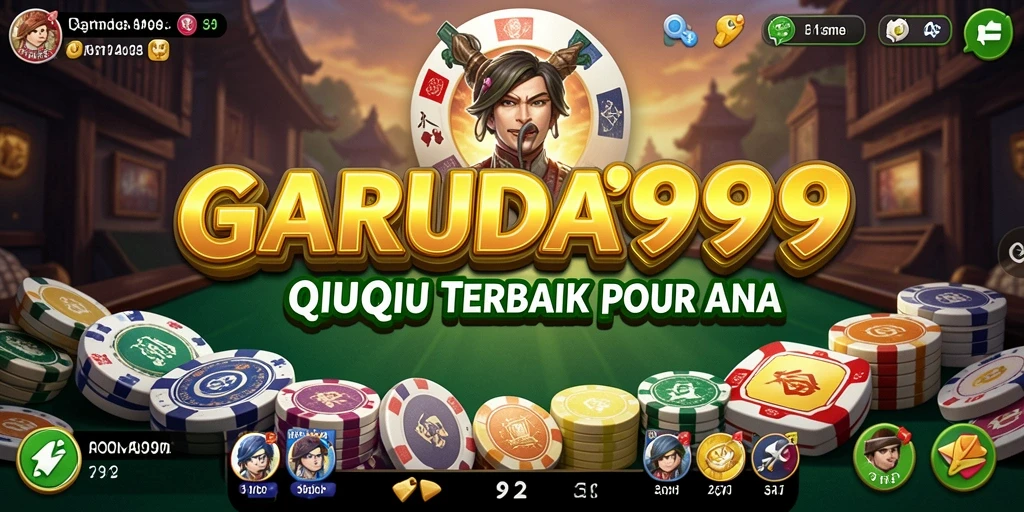 Tampilan menarik gameplay QiuQiu GARUDA999 dengan teman-teman.