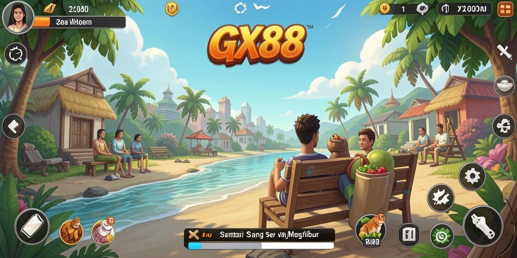 Tampilan menarik dari gameplay GX88 yang penuh tantangan.
