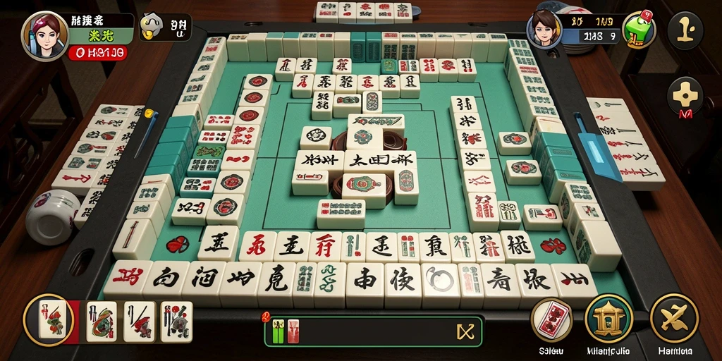 Screenshot utama HARAPJP menunjukkan permainan Mahjong dengan desain menarik.