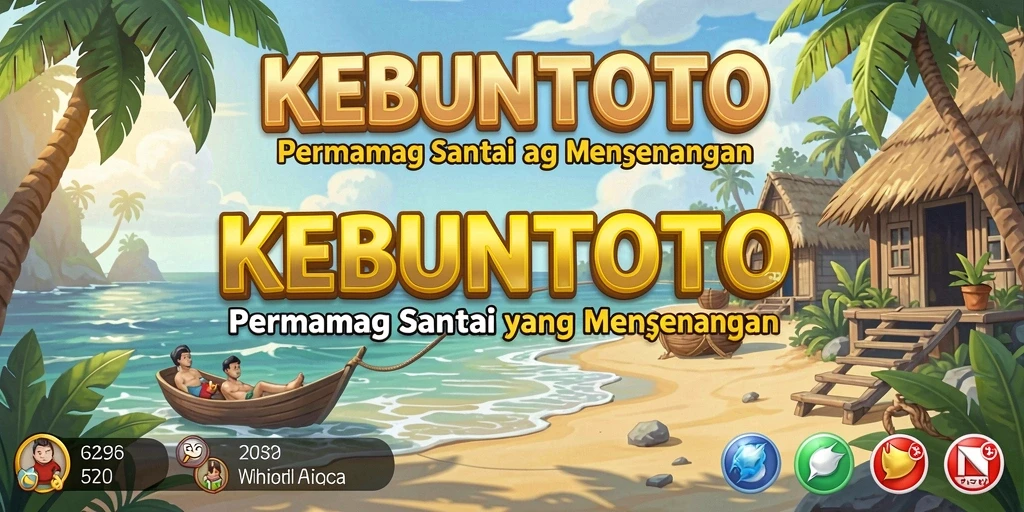 Screenshot gameplay KEBUNTOTO yang menarik dan penuh warna.