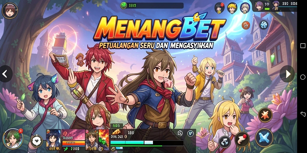 Screenshot MENANGBET menampilkan aksi seru dari gameplay Anime.