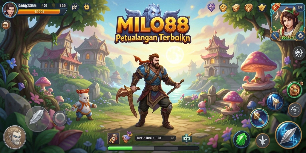 Screenshot gameplay MILO88 dengan aksi petualangan menegangkan.