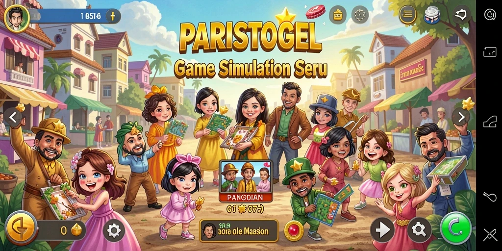Tampilan screenshot utama PARISTOGEL yang menampilkan gameplay Simulation yang menarik.