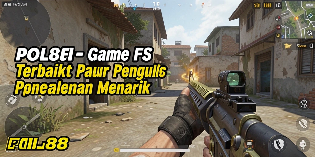 Tangkapan layar utama POL88 menampilkan aksi pertempuran FPS yang mendebarkan.