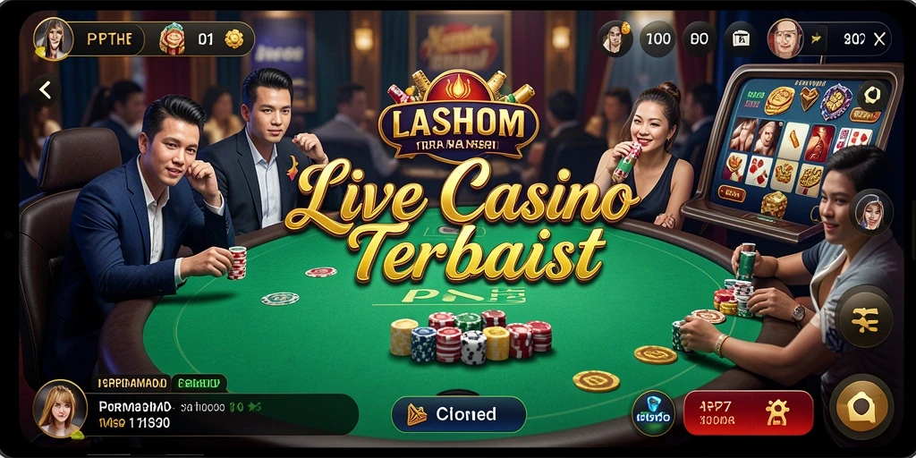 Gameplay PP7 Live Casino dengan dealer langsung yang interaktif.