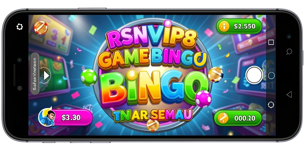 Tampilan gameplay Bingo RSNVIP8 yang seru dan interaktif.