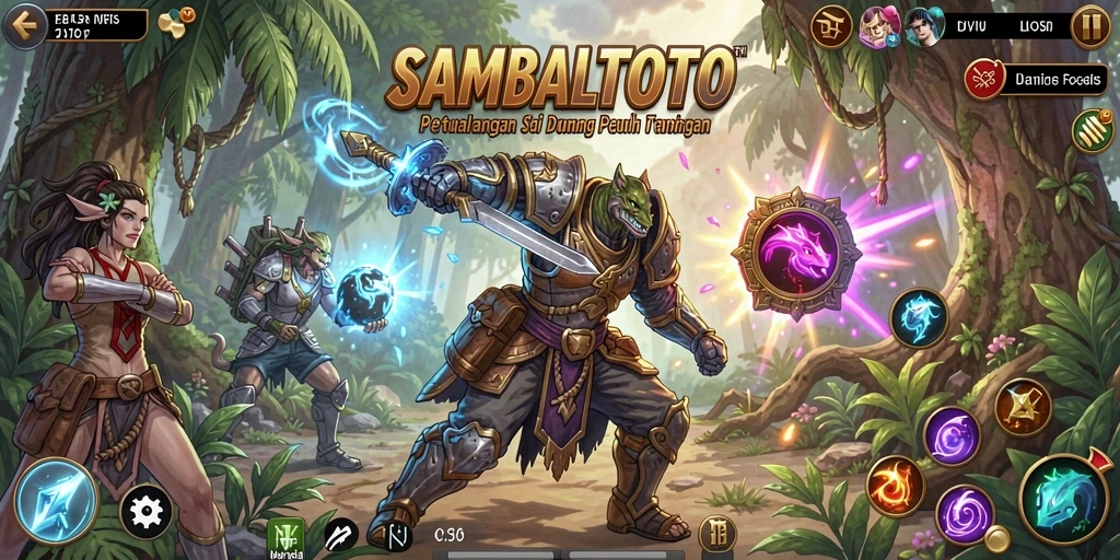 Screenshot gameplay <strong>SAMBALTOTO</strong> yang menunjukkan aksi seru dalam petualangan.