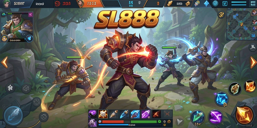 Tampilan gameplay seru dari SL888 yang penuh aksi.