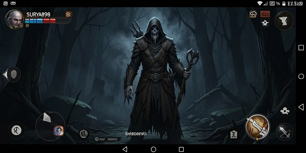 Gameplay SURYA898 yang menakutkan dan mendebarkan saat menjelajahi kegelapan.